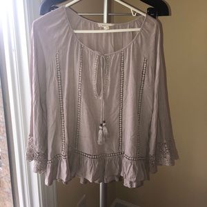 Size Large Tan Blouse